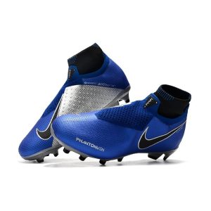 Nike Phantom Vision Elite DF FG Modrý stříbrný